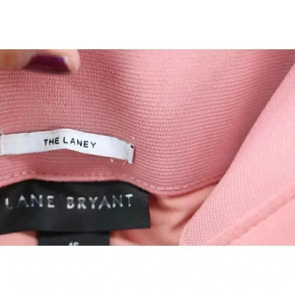 Lane Bryant Women's "The Laney" Linen High Rise Wide Leg Crop Pants-Size 16 - Picture 8 of 10